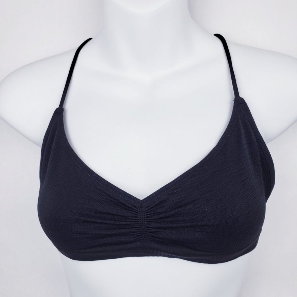Intimately Free People Black Strappy Back Bralette - Picture 3 of 7